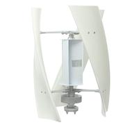 Hanmorfarbi 500w Vertical Wind Turbine, Small Wind Turbine with Auxiliary Wheel, 3-Blade Vertical Wind Turbine for Decks, Caravans, Boats, High Conversion Rate Power Generation (12v)