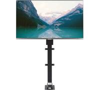 Hanmorfarbi Adjustable TV Stand for 66-144cm TVs - Aluminum Alloy, 50kg Load Motorized Height Adjustment (38.58-66.14 Inches) with Remote Control for Living Room/Bedroom/Office