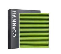HANN&CO Activated Carbon High Flow HEPA Cabin Filter With Braided Stitching Process For Hyundai,KIA (Not For Hyundai Sonata Hybrid)Replacement CF12151,CP151(HCC1813)