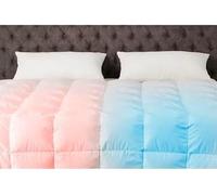 Hanna HannaSleep Handmade Dual Zone Dual Tog, Two Temperature, Temperature Control Partner Duvets - Duck Feather and Down Washable, Wedding and House Warming Gift (Superking, 10.5 tog & 4.5 tog)