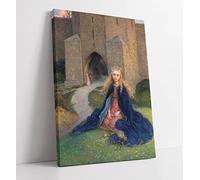 Hanna Pauli The Princess Canvas Wall Art Print Picture - 12 inch wide x 18 inch high (Frame Depth 30mm)