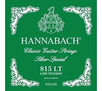 Hannabach 652517 Series 815 Silver Special Low Tension String Set for Classic Guitar - Green