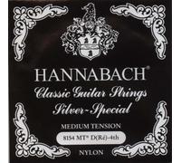 Hannabach 652524 Series 815 Medium Tension Silver Special Single D4 String for Classic Guitar