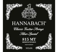 Hannabach 652527 Series 815 Silver Special Medium Tension String Set for Classic Guitar - Black