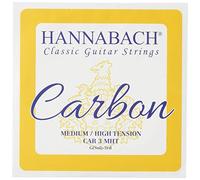 Hannabach 652713 Klassikgitarrensaiten CARBON Medium/High Tension Diskant - G3