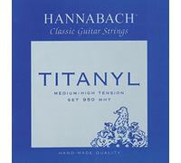 Hannabach 653158 Classical Guitar Strings Series 950 Medium/High Tension Titanyl 3 Treble