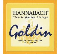 Hannabach Classical Guitar Strings Series 725 Medium/High Tension Goldin - 3 String Bass Set - 7257MHT