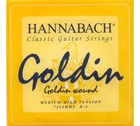 Hannabach Classical Guitar Strings Series 725 Medium/High Tension Goldin - D4 - 7254MHT