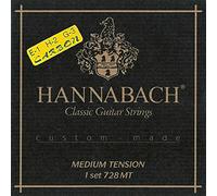 Hannabach Classical Guitar Strings Series 728 Low Tension Custom Made - Set with Carbon Treble - 728LTC