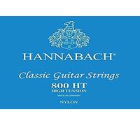 Hannabach Classical Guitar Strings Series 800 Low Tension silver-plated 3-piece bass set, 8007HT, strings for guitar (silver-plated copper wire, low tension, for entry-level classical guitars).