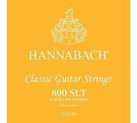 Hannabach Classical Guitar Strings Series 800 Super Low Tension silver-plated E1, 8001SLT, Strings for guitar (silver-plated copper wire, low tension, for entry-level classical guitars)