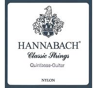 Hannabach Classical Guitar Strings Series 840 Medium Tension for Quintbass Guitar, silver-plated wound, scale 740-750 mm - A6-8406MT
