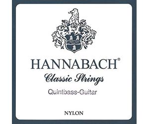 Hannabach Classical Guitar Strings Series 840 Medium Tension for Quintbass Guitar, silver-plated wound, scale 740-750 mm - A6-8406MT