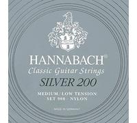 Hannabach Classical Guitar Strings Series 900 Medium-Low Tension Silver 200 - 3 String Bass Set - 9007MLT