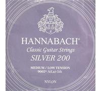 Hannabach Classical Guitar Strings Series 900 Medium-Low Tension Silver 200 - A5w - 9005MLT