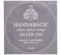 Hannabach Classical Guitar Strings Series 900 Medium-Low Tension Silver 200 - D4w - 9004MLT