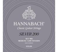 Hannabach Classical Guitar Strings Series 900 Medium-Low Tension Silver 200 - Set - 900MLT