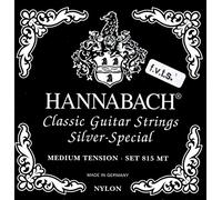 Hannabach strings for classical guitar series 815 F.V.T.S set Medium Tension Silver Special (high quality, all-purpose string, guitar strings classical guitar, Made in Germany)
