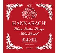 Hannabach strings for classical guitar series 815 Profipack Super High Tension Silver Special (quality strings for almost every instrument, guitar strings classical guitar, Made in Germany), Red