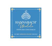 Hannabach Ukulele Strings Soprano/Concert, Goldin, Set 235MHT