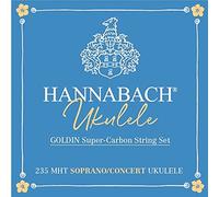 Hannabach Ukulele Strings Soprano/Concert, Goldin, Set 235MHT