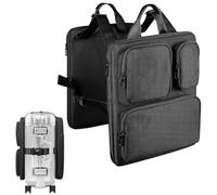 HannaFires Luggage Harness - Luggage Hanging Bag, Multi Adjustment Bag Strap Hook with Hands Free, add a Bag Luggage, The Length is Adjustable to Fit Travel Luggage Sizes, Black - 3, 15.75*11.81