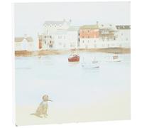 Hannah Cole Cornish Sea Dog Wooden Wall Art, Multi-Colour, 20 x 20 cm
