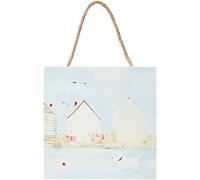 Hannah Cole EMB10810 Rain 20 x 20cm Wooden Wall Art, Multi-Colour