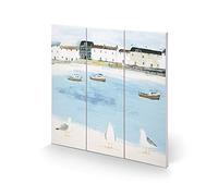 Hannah Cole SQ12619A Wooden Print 30 x 30 cm (waiting for the capture), MDF, Multi-Colour, 30 x 30 x 1.2 cm