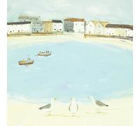 Hannah Cole "Waiting For The Catch" Canvas Print, Cotton, Multi-Colour, 3.20 x 40.00 x 40.00 cm