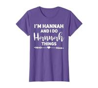 Hannah Gift Funny Birthday Personalized Name Gift for Hannah T-Shirt