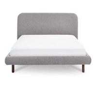 Hannah Grey Boucle Fabric Bed - Sizes Available