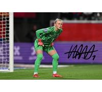 Hannah Hampton - England Lionesses Autographed Signed A4 Photo Print