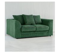 Hannah Jumbo Cord 2 Seater Sofa Green