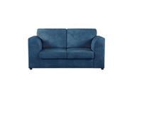 Hannah Jumbo Cord Full Back 2 Seater Sofa Marine Blue
