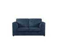 Hannah Jumbo Cord Full Back 2 Seater Sofa Navy Blue