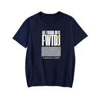 Hannah Laing T-Shirt Merch Summer Women/Men Unisex Short Sleeve Tshirt Hiphop Fashion Streetwear Style2 (Navy-JY13185,S)