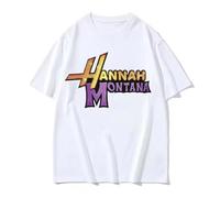Hannah Montana Tee Women Modern Style Graphic T Shirt White XL