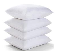 Hannah Pillows 4 Pack Hotel Quality Bounce To Back Extra Soft Filling Bed Pillows For Side, Stomach And Back Sleeper, Body Pillows Standard Pillows, White