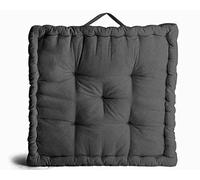 Hannah Textiles Armchair Booster Cushion Large Firm 45 cm Square Seat Pad with Supportive 10 cm Thick Lift Luxury Soft Touch Chocolate Faux Suede Cushion For The Elderly, Post-Operative and Pregnancy