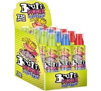 Hannahs Brain Licker Sour Candy Spray Apple, Vibrant Blue Raspberry & Intense Strawberry Flavour Novelty Liquid Sweets 12 x 60ml | Fun Sensory Experience | Perfect for Party Bags & Gifting