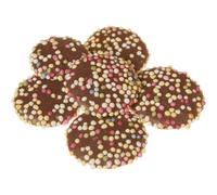 Hannah's Chocolate Jazzies 500gm Chocolate Candy with Candy Coating, Display-Worthy Treat