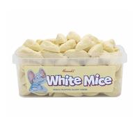 Hannah's Cream Flavour White Mice Shaped Chocolate - 600g Share Tub