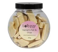 Hannah's Fish & Chips Mini Sweet Jar - 300g