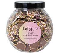Hannah's Milk Chocolate Jazzies Mini Sweet Jar - 400g