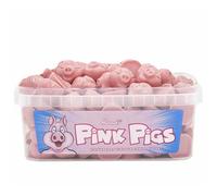 Hannah's Strawberry Flavour Pink Pig Shaped Chocolate - 600g Share Tub