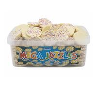 Hannah's White Chocolate Flavour Mega Jazzles Chocolate - 600g Share Tub