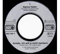 Hanne Haller - Schatz, ich will ja nicht meckern.. (1992) / Vinyl single [Vinyl-Single 7'']
