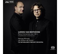 Hannes Minnaar, Netherlands Symphony Orchestra & Jan Willem de Vriend - Beethoven: Piano Concertos Nos. 4 & 5