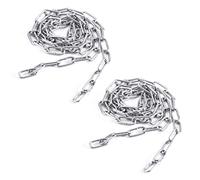 hannger 304 Stainless Steel Chain, 3MM × 1.5M Small Strong Chain Link Chain, Light Duty Chainlink Utility Metal DIY Decorative Chain Camping Pet Dog Hanging Chain for Bird Feeder Planters Signs